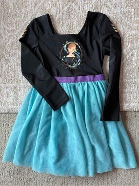 Disney FROZEN Princess Anna Dress with Purple Waistband 2T